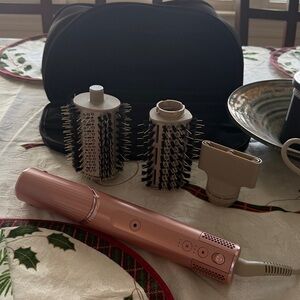 Shark FLEX FUSION HAIR DRYER/ Styler w attachments and travel bag